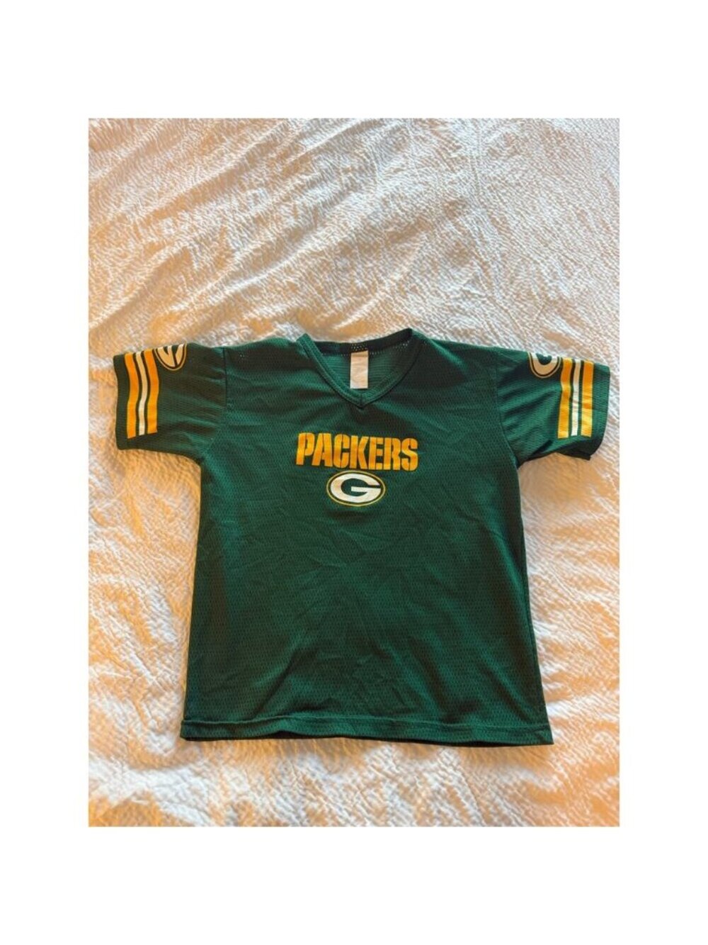 GREEN BAY PACKERS Franklin Mesh Jersey YOUTH Medium Vintage